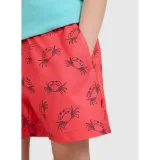 Chlapecké plavky 4F JUNIOR BOARD SHORTS M121-63A-CORAL ALLOVER · záber 5