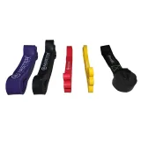 Sada 4 posilovacích gum MASTER Latex Power Band 2-55 kg · záber 3
