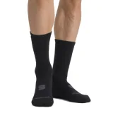 Cyklistické ponožky SPORTFUL Merino wool 18 socks, black anthracite · záber 1