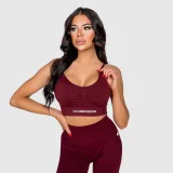 Sportovní podprsenka Iron Aesthetics Inspire, bordová · záber 1