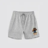 Kraťasy, Barva Bilá, s Potiskem Hedrix Fitness Bear · záber 9