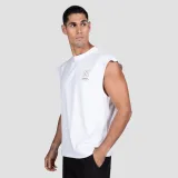 GymBeam Tílko Discipline - Velikost: S | Barva: biela | Hmotnost: 0,1678 kg | Balení: 37 · záber 2