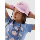 Dívčí kšiltovka 4F JUNIOR BASEBALL CAP-4FJWSS24ACABF246-56S-LIGHT PINK · záber 4
