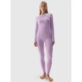 Dámské termo kalhoty 4F SEAMLESS UNDERWEAR-WAW24USEAF153-52S-LIGHT VIOLET · záber 3