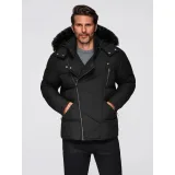 Pánská bunda s kapucí OMBRE Jacket OM-JAHP-0252 V-1 black · záber 2