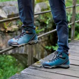 Dámská vysoká turistická obuv TREZETA Drift WP W dark azure peach · záber 4