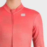 Dámský cyklistický dres s dlouhým rukávem SPORTFUL Rocket w thermal jersey, pompelmo pink · záber 5