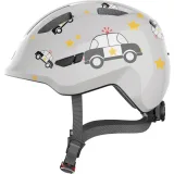 Abus Smiley 3.0, cyklistická helma, junior, grey police · záber 1