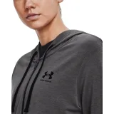 Dámská mikina se zipem UNDER ARMOUR Rival Terry FZ Hoodie-GRY · záber 5