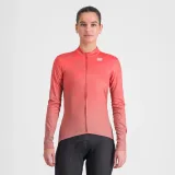 Dámský cyklistický dres s dlouhým rukávem SPORTFUL Rocket w thermal jersey, pompelmo pink · záber 2