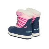 Dívčí vysoké zimní boty MERRELL Snow Bank 5.0 WTRPF K navy pink · záber 3