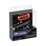 Světlo na kolo FORCE FUTURO USB set · záber 4