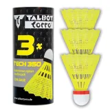 Badmintonové míčky TALBOT TORRO Tech 350 Fast 3 ks - žluté · záber 1