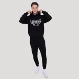 GymBeam Mikina Thorn Black - Velikost: S | Barva: čierna | Hmotnost: 0,6317 kg | Balení: 30 · záber 5
