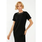Dámské šaty VOLCANO MARISA-700-BLACK · záber 2