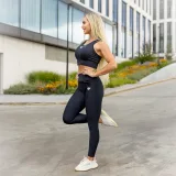 Bezešvé legíny Iron Aesthetics Dynamic, černé · záber 1
