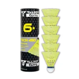 Badmintonové míčky TALBOT TORRO Tech 450 Medium 6ks - žluté · záber 1
