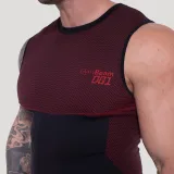 GymBeam Bezešvé tílko OG1 Black/Red - Velikost: S | Barva: čierna | Hmotnost: 0,1673 kg | Balení: 110 · záber 2