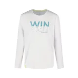 Dívčí tričko s dlouhým rukávem VOLCANO LONG L-WIN JUNIOR 100 WHITE · záber 3