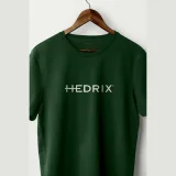 Tričko, Barva Černá, s Potiskem Hedrix Logo · záber 2