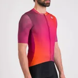 Pánský cyklistický dres s krátkým rukávem SPORTFUL Rocket jersey, cyclamen carrot prune · záber 4