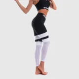 Dámské legíny NET Stripes - Iron Aesthetics, B&W · záber 5