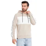 Pánská mikina s kapucí OMBRE Sweatshirt OM-SSNZ-0225 V-2 beige · záber 1