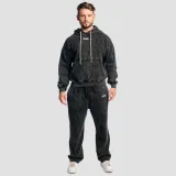 GymBeam Tepláky Aura Washed Black - Velikost: S | Barva: čierna | Hmotnost: 0,68 kg | Balení: 24 · záber 4