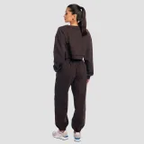 GymBeam Dámská mikina Cropped Aura Tee Brown - Velikost: S | Barva: hnedá | Pohlavie: Dámské | Hmotnost: 0,37 kg | Balení: 36 · záber 5