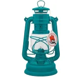 Feuerhand Hurricane Lantern, lucerna, tealová modrá · záber 1