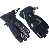 Lyžařské rukavice BLIZZARD Reflex ski gloves, black green · záber 1