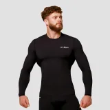 GymBeam Kompresní tričko s dlouhým rukávem Mid Black - Velikost: XXL | Barva: čierna | Hmotnost: 0,25 kg | Balení: 55 · záber 1