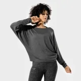 SQUATWOLF Dámské Tričko Batwing Top Black Marl · záber 1