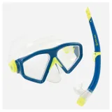 Potápěčský snorklovací set AQUALUNG SATURN COMBO TRANSPARENT RED · záber 2