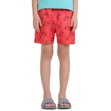 Chlapecké plavky 4F JUNIOR BOARD SHORTS M121-63A-CORAL ALLOVER · záber 1