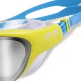 Juniorské plavecké brýle ARENA THE ONE MASK JR MR-SILVER-SOFT_GREEN-BLUE_COSMO · záber 5