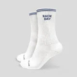 GymBeam GymRat Socks 3Pack White - Barva: biela · záber 5