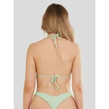 Dámské plavky horní díl FUNDANGO Innisfil Triangle Jacquard Top-521-pool green · záber 4