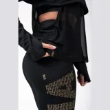 NEBBIA Sportovní Top Intense Mesh Black · záber 3