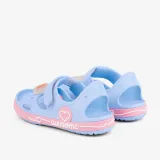 Dívčí sandály COQUI Yogi + Amulet K light elemental blue fondant pink · záber 4