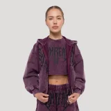 GymBeam Dámská mikina Abyss Raisin - Velikost: XS | Barva: fialová | Pohlavie: Dámské | Hmotnost: 0,64 kg | Balení: 32 · záber 5
