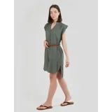 Dámské šaty FUNDANGO Mona Dress-537-khaki · záber 4