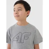 Chlapecké tričko s krátkým rukávem 4F JUNIOR TSHIRT M2331-25M-GREY MELANGE · záber 2