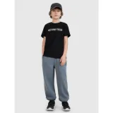 Chlapecké tričko s krátkým rukávem 4F JUNIOR TSHIRT M2186-20S-DEEP BLACK · záber 4