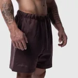 Pánské bavlněné šortky Iron Aesthetics Ambition, fialové · záber 4