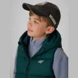 4F Kšiltovka strapback dětská - šedá one size · záber 2