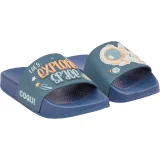 Chlapecké pantofle (plážová obuv) COQUI Ruki navy niagara blue space · záber 2