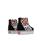 Dámská vycházková obuv VANS UA SK8-HI (Floral Checkerboard) black true white · záber 5