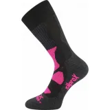 Dámské turistické ponožky VOXX Etrex-Black Pink · záber 1