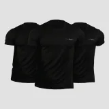 GymBeam Tričko TRN 3Pack Black - Velikost: 3, S | Barva: čierna | Hmotnost: 0,39 kg · záber 1